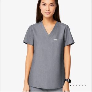 Catarina 1 pocket scrub in graphite XXS